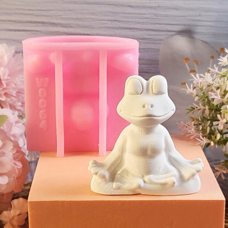 Candle Fragrance - 1 Piece, Yoga Frog Shape Fragrance