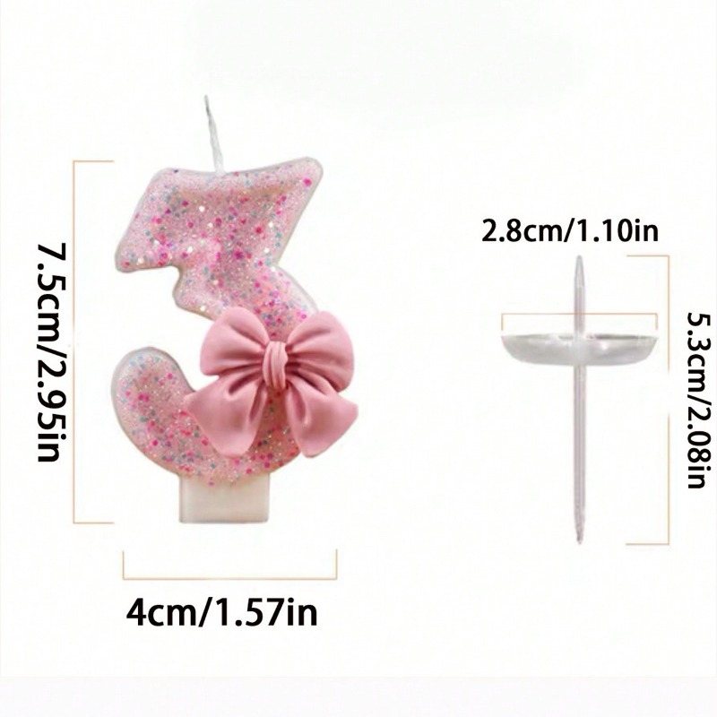 1pc Pink Butterfly Shaped Rhin - Paraffin Wax recension och pris