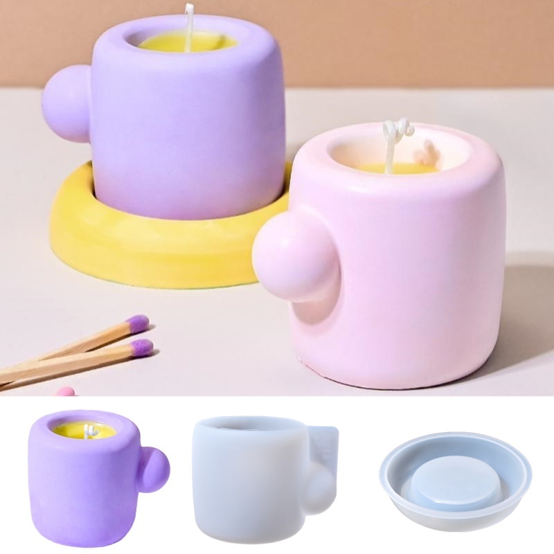 3D Mug With Coaster Silicone M - Candle Containers recension och pris