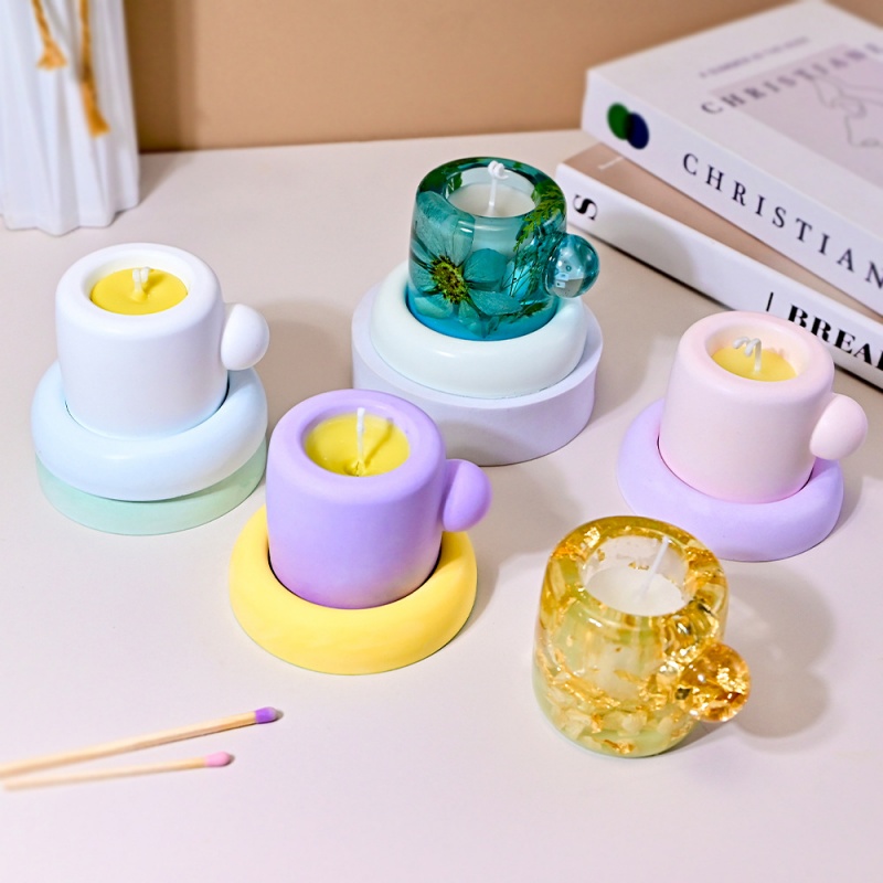 3D Mug With Coaster Silicone M - Candle Containers recension och pris