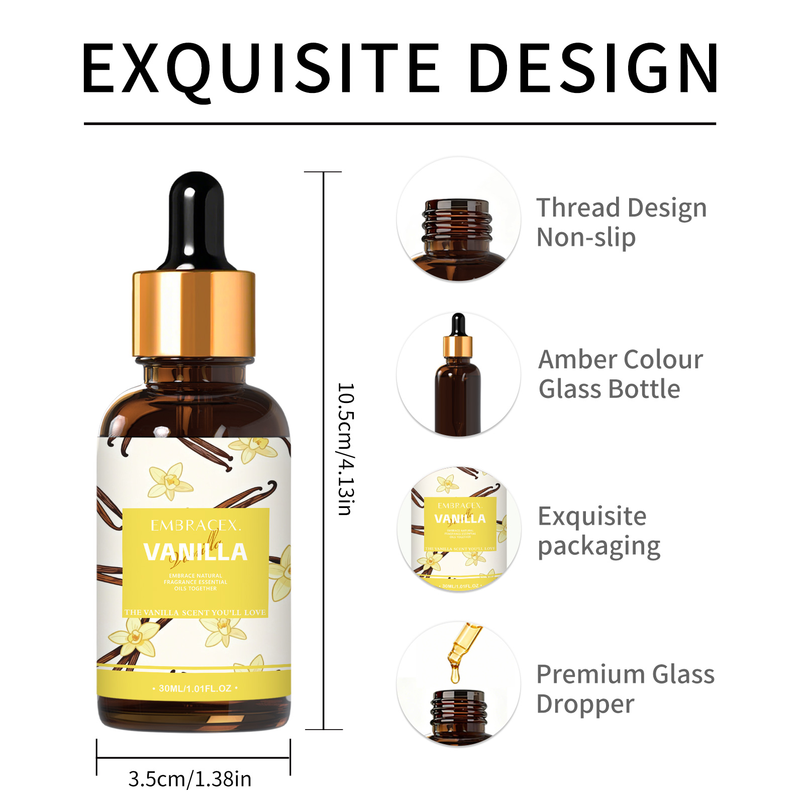 30ml Vanilla Fragrance Oils Fo - Silk Candle recension och pris