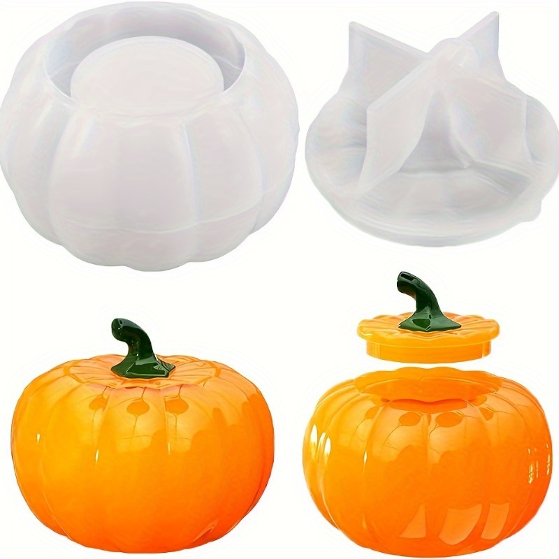 2pcs Pumpkin Jar Silicone Mold - Candle Containers recension och pris