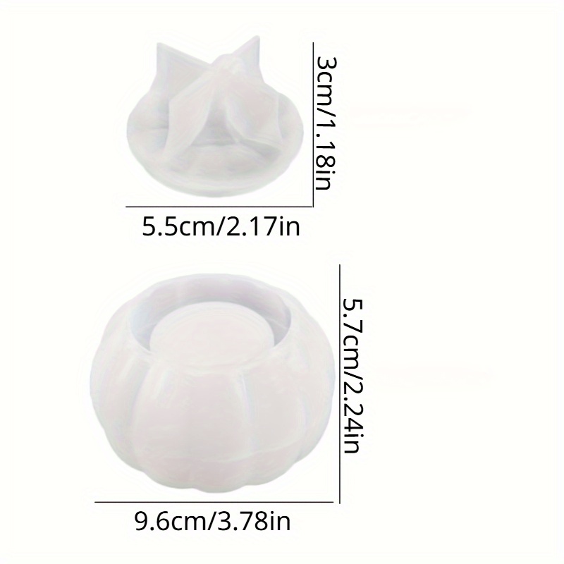 2pcs Pumpkin Jar Silicone Mold - Candle Containers recension och pris