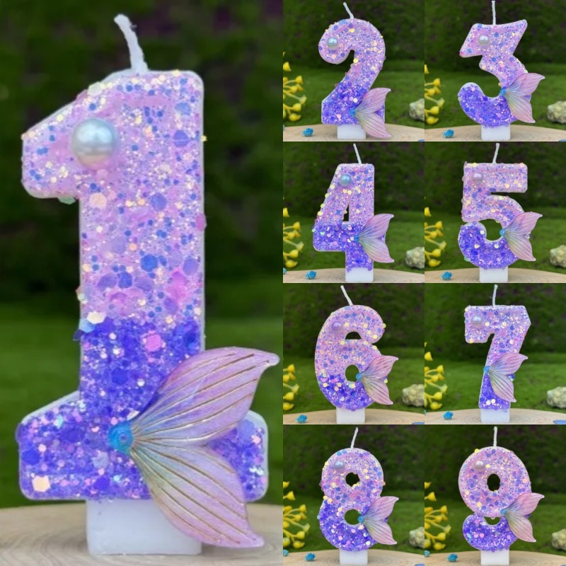 Glitter Purple Gradient Mermai - Paraffin Wax recension och pris