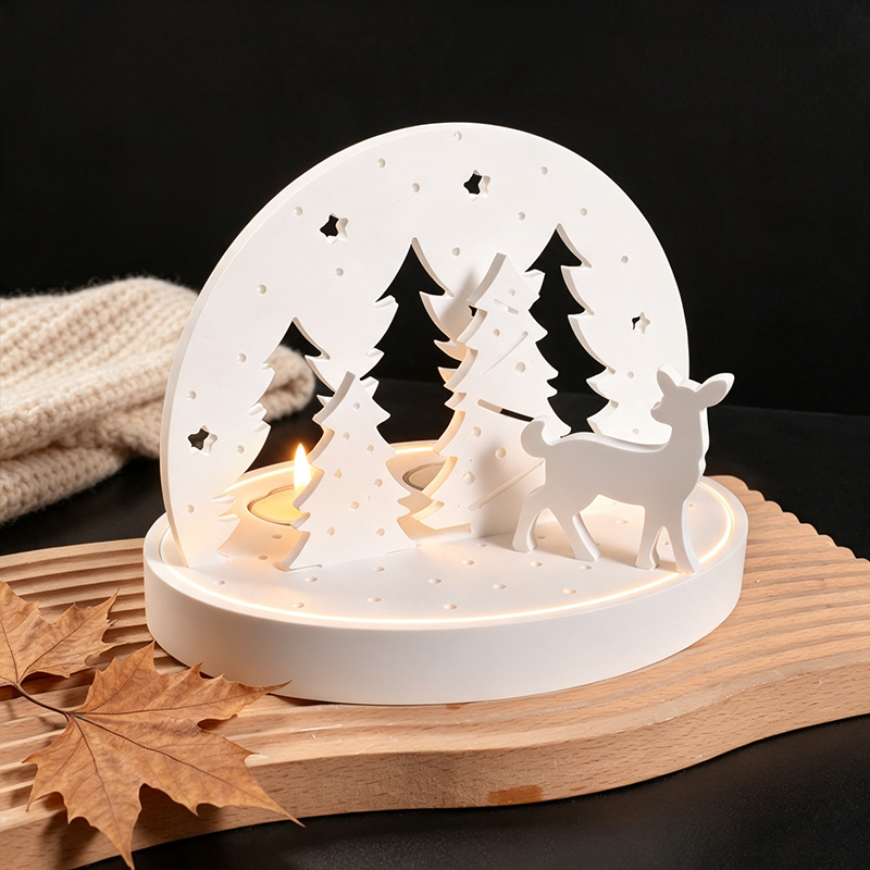 Christmas Elk Tealight Candle  - Candle Lighter recension och pris