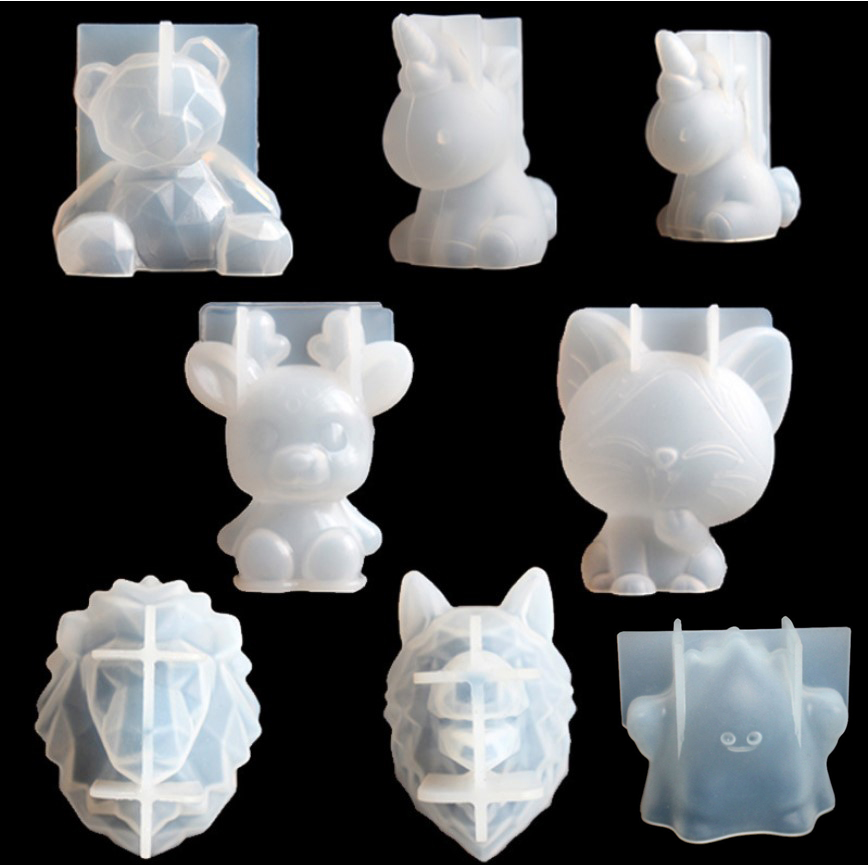 Transparent Unicorn Silicone E - Candle Molds recension och pris