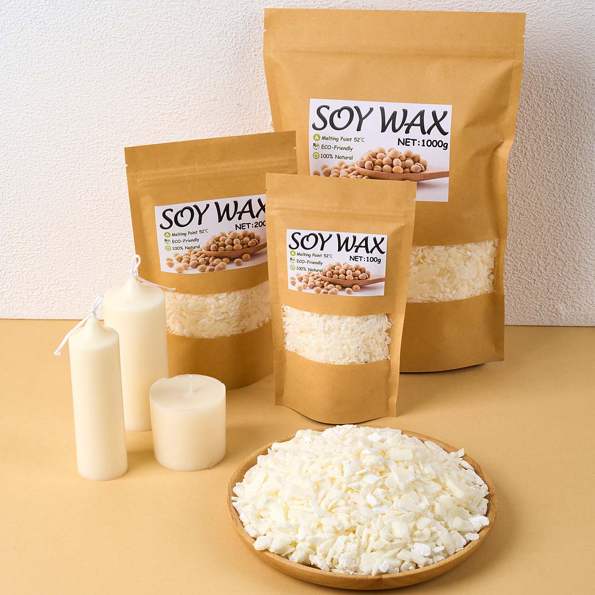1 Pounds Pure White Soy Wax Fo - Candle Making Kit recension och pris