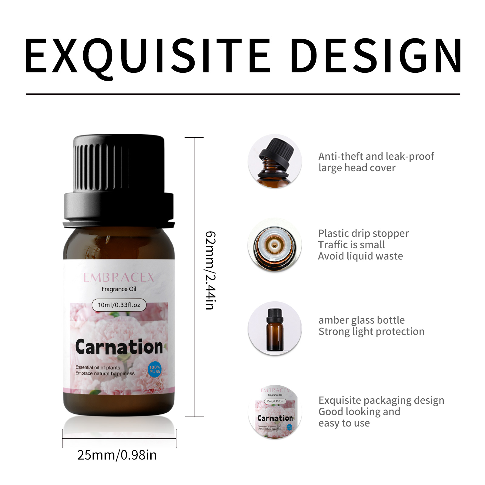 10ml Carnation Fragrance Oils  - Candle Fragrance recension och pris