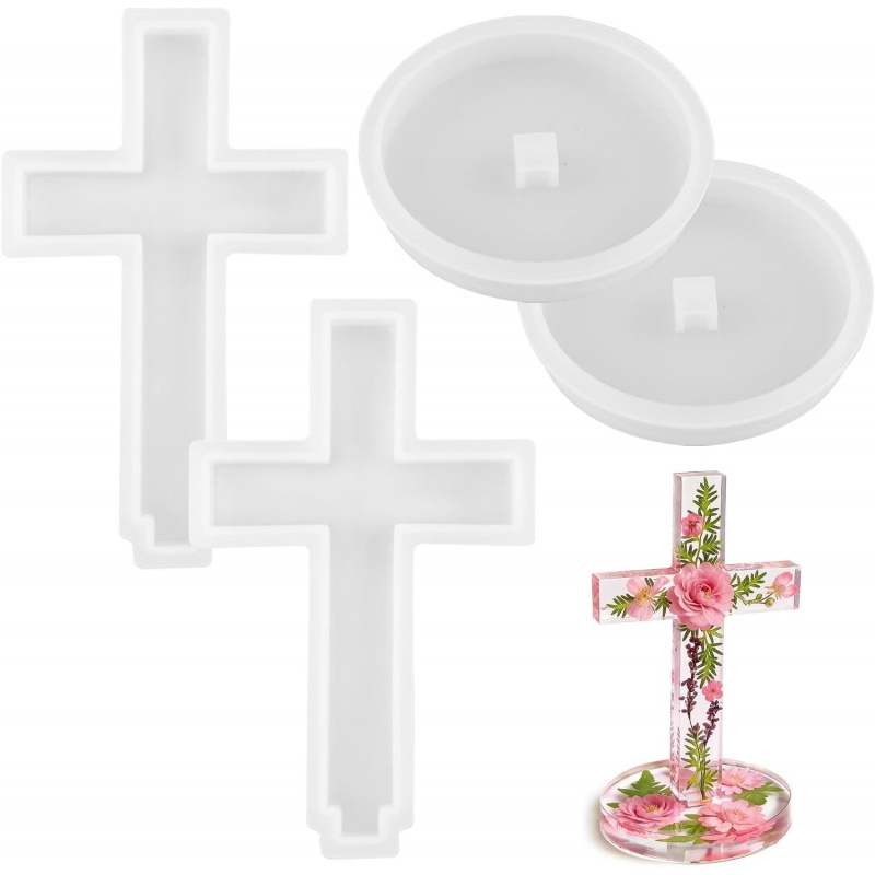 Two silicone molds with a base - Candle Containers recension och pris