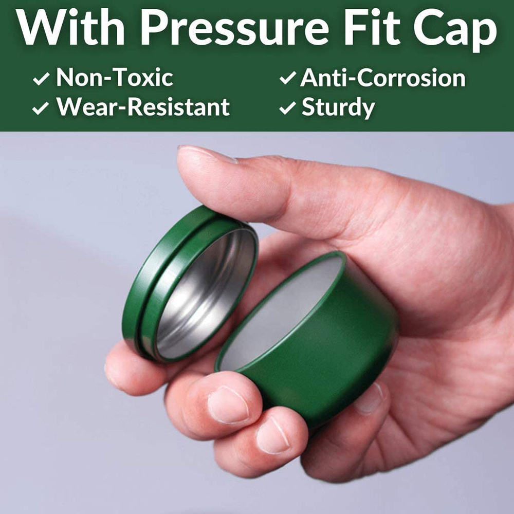 Tea Can with Airtight Lids Tin - Candle Containers recension och pris