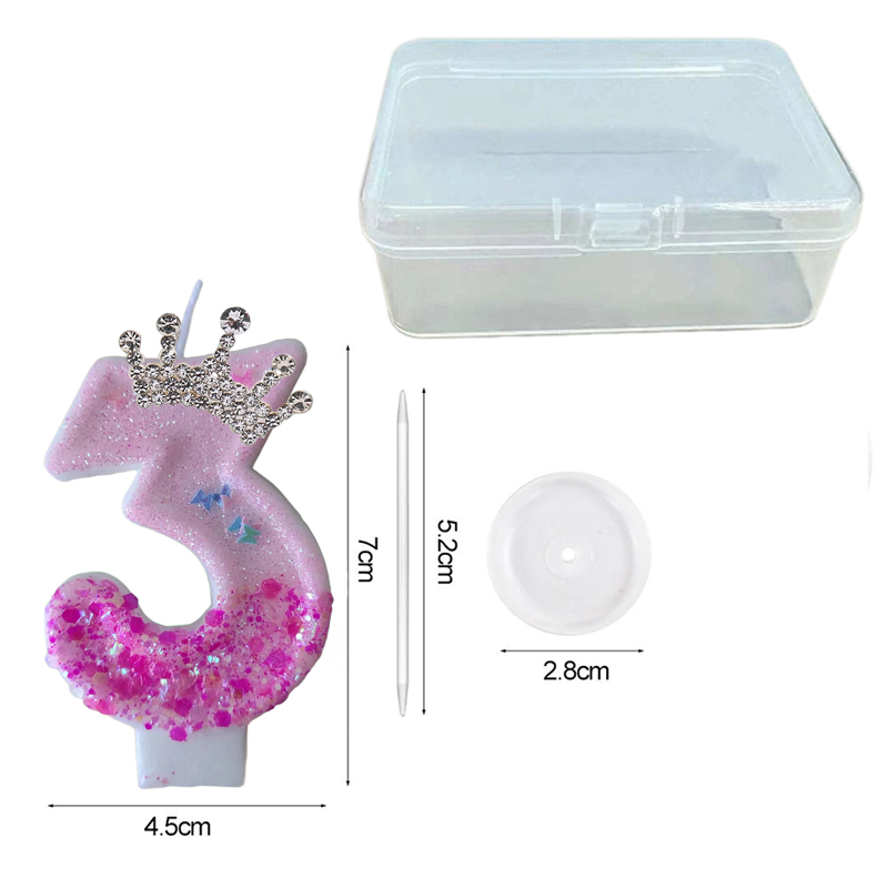 Pink Rose Red Sequins Dual Col - Paraffin Wax recension och pris