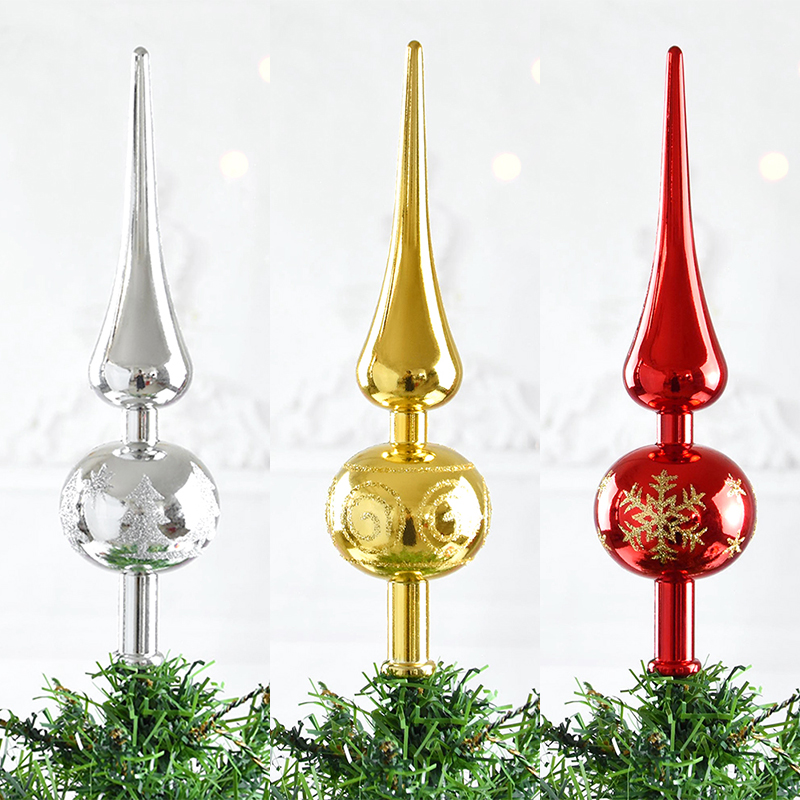 23cm Christmas Tree Topper Red - Candle Lighter recension och pris