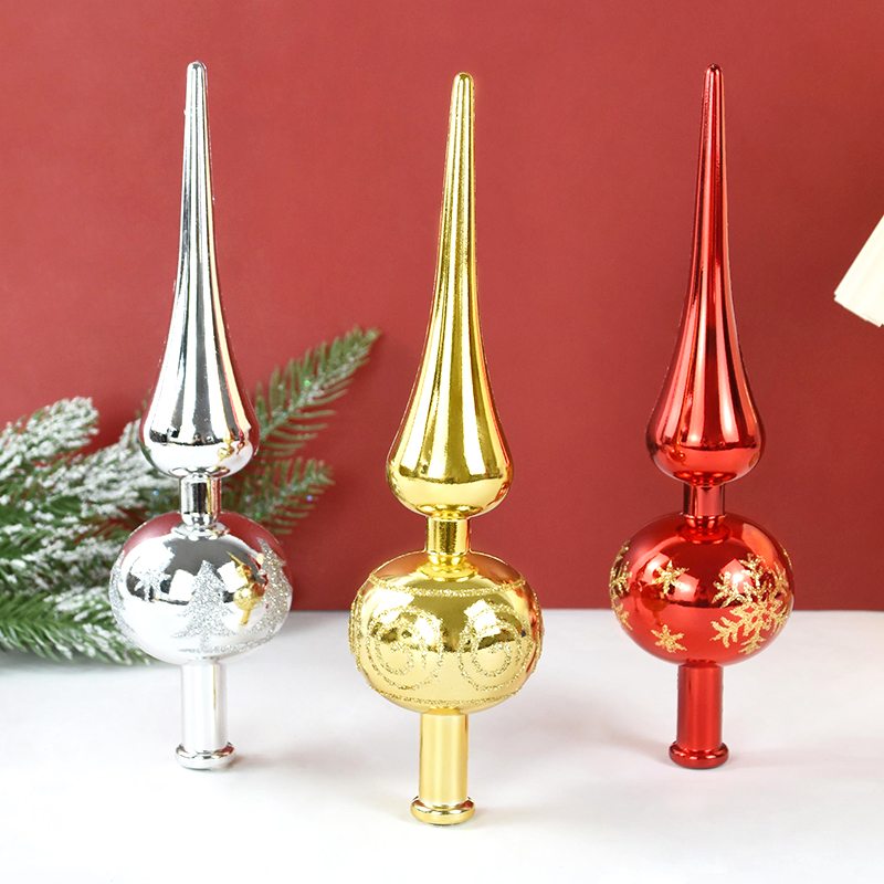 23cm Christmas Tree Topper Red - Candle Lighter recension och pris